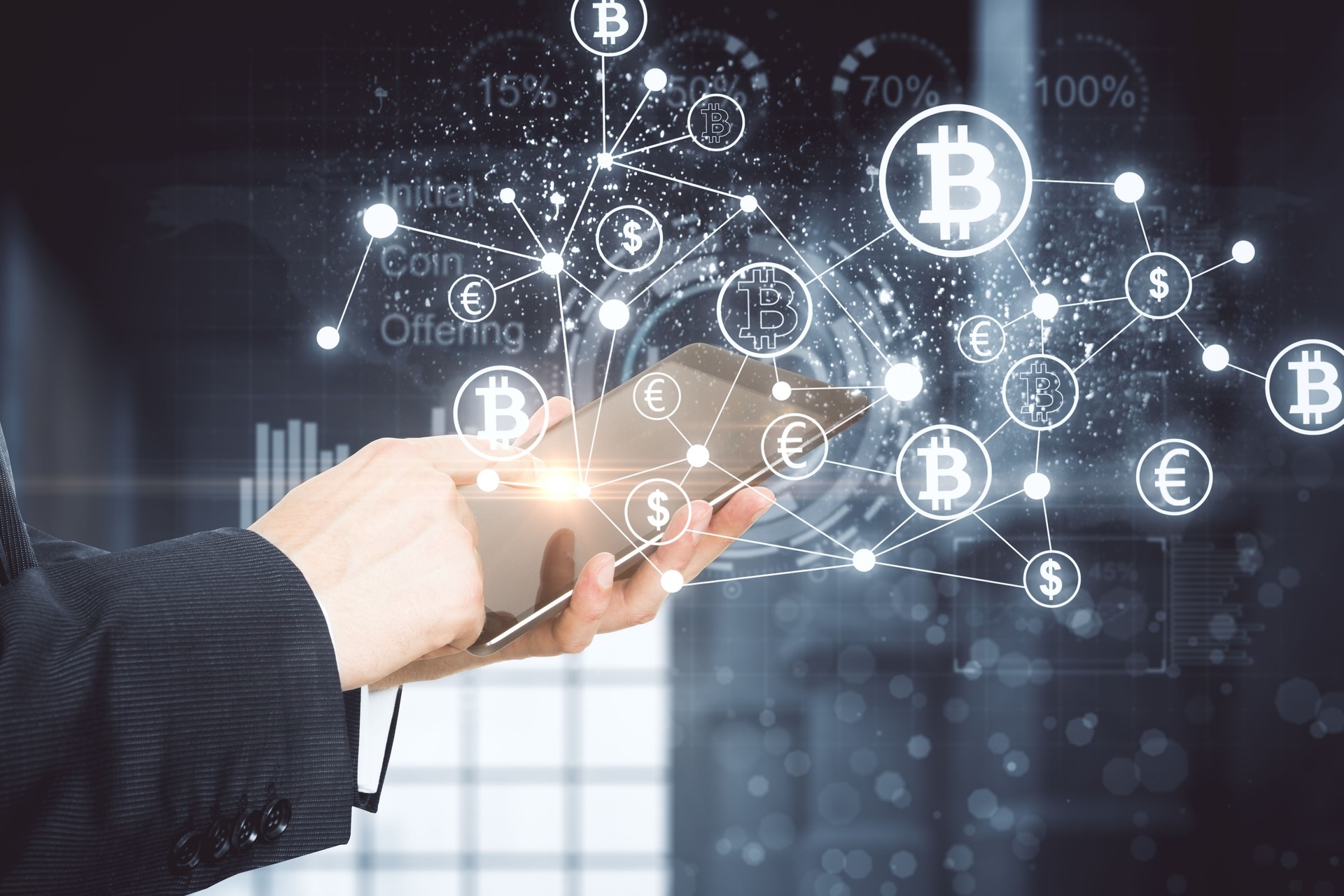 Kryptographie und Technologie-Konzept